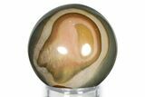 Polished Polychrome Jasper Sphere - Madagascar #341646-1